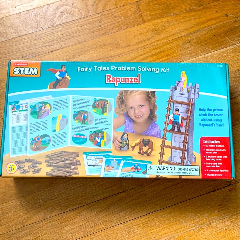 Brand new Lakeshore Learning fairy tales problem solving kit Rapunzel.